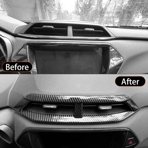 Vista 4 de YOUTOOCAR Cubierta de Moldura de Salida de Ventilación de AC Trasera Compatible con Accesorios Chevy Trailblazer 2020-2023