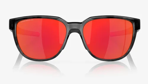 Vista 3 de Oakley Actuator - Gafas de sol de tortuga negra con lente polarizada Prizm Ruby de 2.244 in + estuche rígido