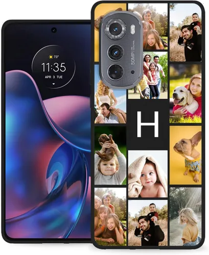 Vista 34 de Funda personalizada para Motorola Edge 2021 con nombre de texto y foto, diseño personalizado Edge2021 para teléfono móvil/smartphone/teléfono móvil