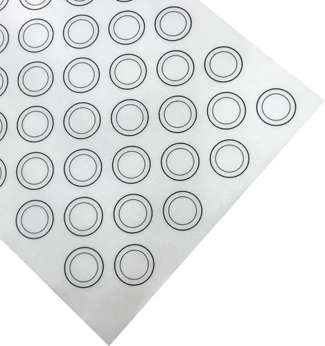 Vista 9 de Antiadherente de silicona para hornear Mat Sheet Pastelería Herramientas Rolling Masa Macaron Mats Hornear Pan Protectores