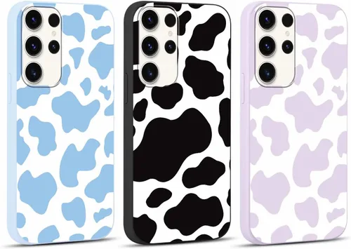 Vista 65 de Pack de 2 fundas con estampado de guepardo para Samsung Galaxy A03s 4G de 6.5", fundas de diseño de patrón de leopardo de lujo, de silicona suave