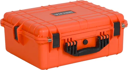 Vista 10 de MEIJIA Funda rígida protectora portátil impermeable para todo tipo de clima, funda compacta para cámara con espuma de ajuste personalizable, Gris