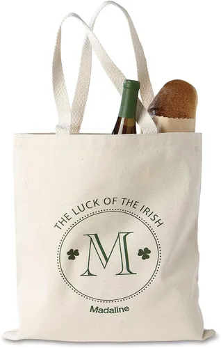Vista 7 de Lillian Vernon Personalized Canvas Tote Group