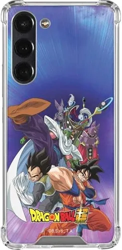 Vista 13 de Skinit Funda transparente compatible con Galaxy S23 Plus, diseño oficial de Dragon Ball Super Goku