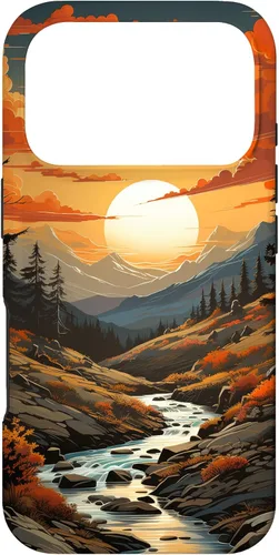 Vista 30 de Great Smoky Mountains - Mountain Scene Mountain Theme Nature Case for iPhone 17
