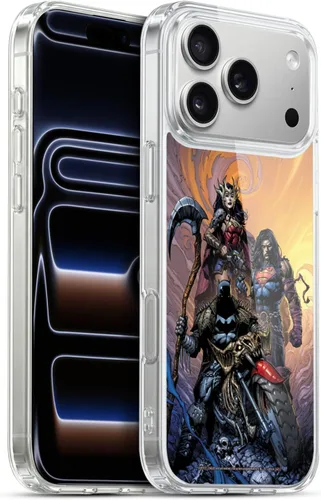 Vista 189 de Head Case Designs Funda de gel con licencia oficial de la Liga de la Justicia DC Comics #10 Darkseid War Comic Book Cover
