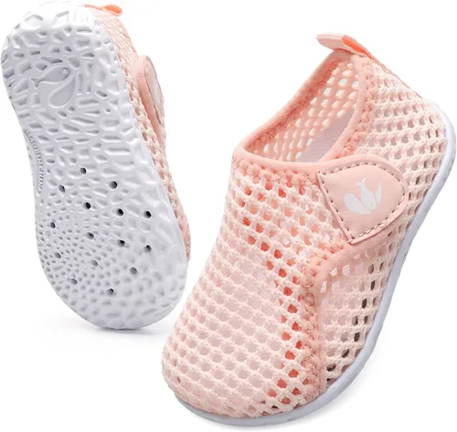 Vista 2 de JIASUQI Zapatos de agua para bebés, niños y niñas, para natación, piscina, playa, caminar, zapatos deportivos