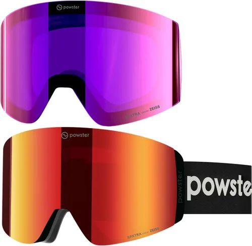Vista 17 de Ski Goggles Snow OTG Snowboard Goggles Magnetic Interchangeable Lens Frameless UV Protection Anti-fog mobile Skating