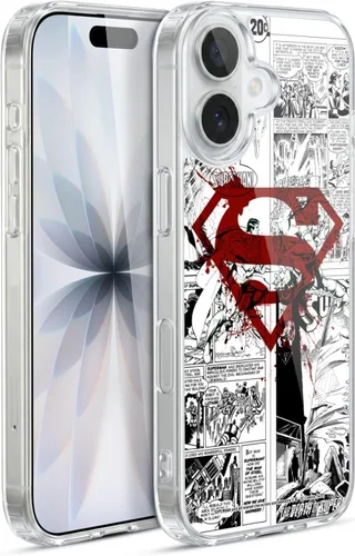 Vista 66 de Head Case Designs Funda de gel con licencia oficial de Superman DC Comics Collage Comicbook Art [protección de grado militar] compatible con Apple