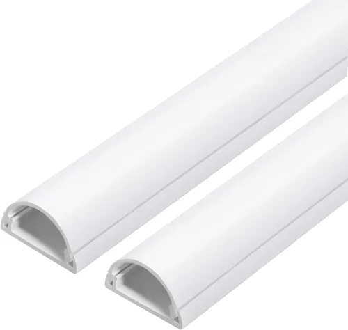 Vista 11 de ZhiYo Ocultador de cable de 39 pulgadas (3 piezas de 13 pulgadas de largo cada una), para 1-2 cables, cubiertas de cable autoadhesivas para cables
