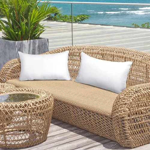 Vista 5 de OTOSTAR Relleno de almohada rectangular de 16 x 24 pulgadas, impermeable, para exteriores, para decoración de cojín decorativo, cama, sofá, patio