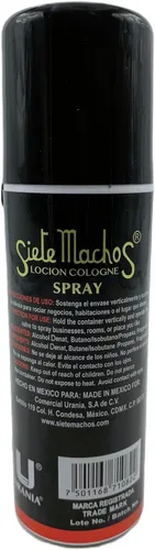 Vista 2 de SIETE MACHOS URANIA Aerosol AUTENTICO URANIA 6.75 FL. OZ. 200 ML (6.75 oz (Paquete de 1))