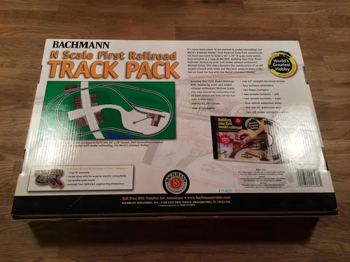 Vista 3 de Bachmann La Mejor Pista de Carreras para Pasatiempo Pack N Scale