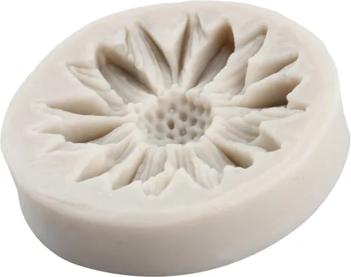 Vista 6 de Moldes de silicona de girasol, molde de fondant de flores para decoración de pasteles, decoración de cupcakes, pasta de caramelo de chocolate, juego