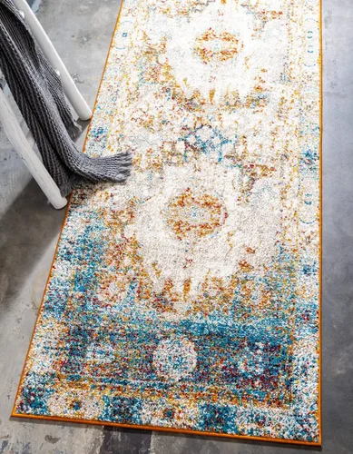 Vista 15 de Unique Loom - Alfombra estilo tradicional de Rosso Collection, Polipropileno