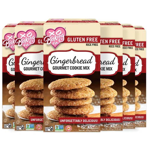 Vista 15 de XO Baking Co. Mezcla de galletas gourmet con chispas de chocolate sin gluten; sin OGM, Kosher; sin arroz; sin lácteos; sin maní; sin conservantes