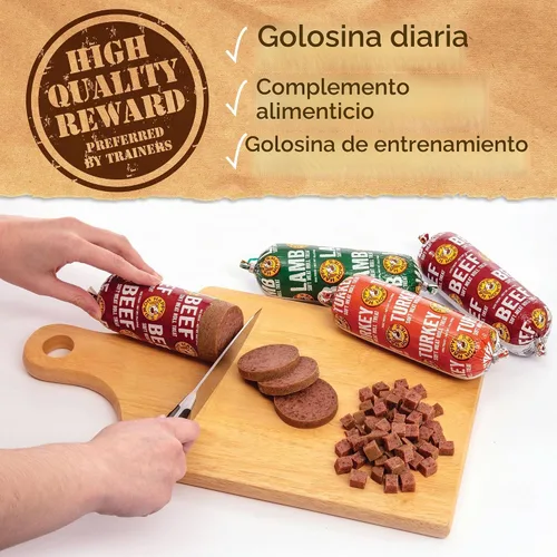 Vista 3 de Happy Howie's Rollo de Carne Suave para Premios – Rollos de Comida Suave para Perros, Ingredientes Naturales, para Todos los Perros, Hecho en EE.UU.