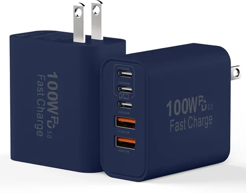 Vista 10 de Bloques de carga USB C, cargador súper rápido USB tipo C para iPhone 18 Pro 2-Blanco