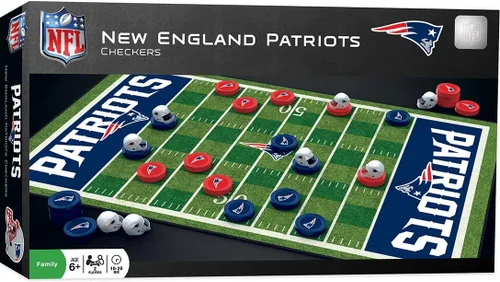 Vista 11 de MasterPieces NFL Los Angeles Rams Juego de mesa de damas, 13 x 21 pulgadas