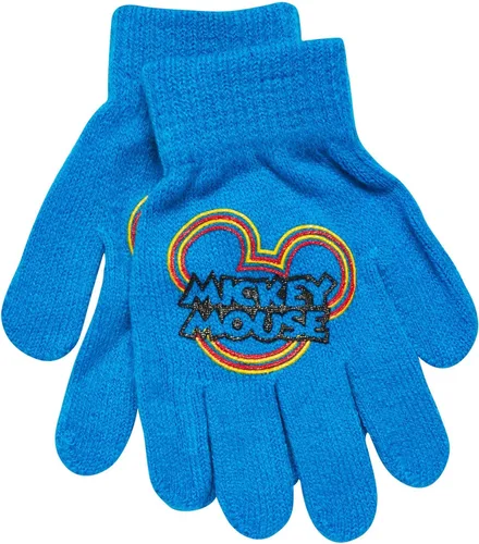 Vista 6 de Disney Conjunto de sombrero de invierno de Mickey Mouse y 2 pares de guantes o guantes edad 2-7