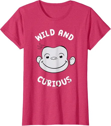Vista 12 de Curious George Camiseta Big Face Wild and Curious Negro