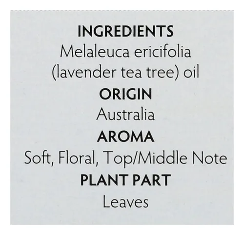 Vista 4 de Aura Cacia Tea Tree Essential Oil, Lavender, 0.5 Fluid Ounce
