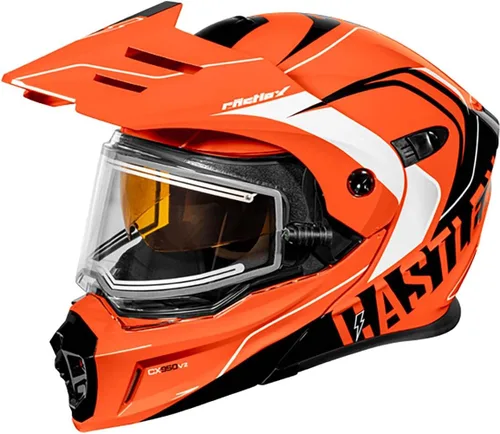 Vista 12 de Castle X CX950 V2 Wake - Casco eléctrico modular para nieve (rosa brillante glo/negro - Extra Pequeño)