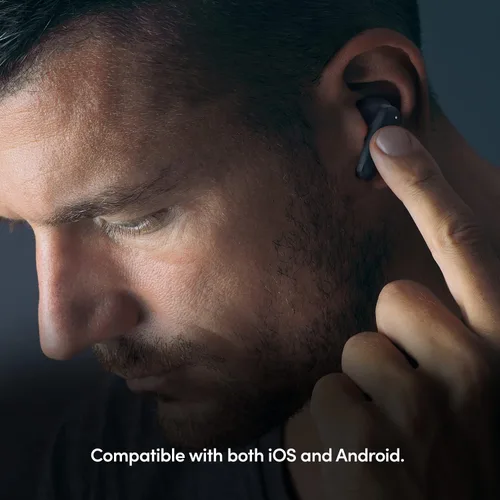 Vista 7 de Palm Buds Pro, auriculares inalámbricos con cancelación de ruido, ligeros y cómodos, graves profundos, 6 micrófonos, ANC híbrido, modo ambiente