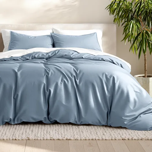 Vista 39 de Bare Home - Funda de edredón de ropa de cama extra larga - Colección premium de 1800 hilos súper suave - Funda de edredón ligera y fresca - Ropa