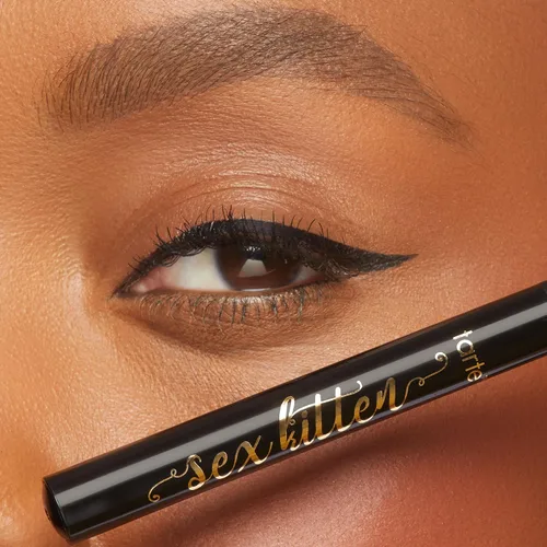 Vista 2 de tarte Sex Kitten Liquid Liner - Delineador líquido con aceite de ricino para pestañas atrevidas y nutritivas, impermeable, uso durante todo el día