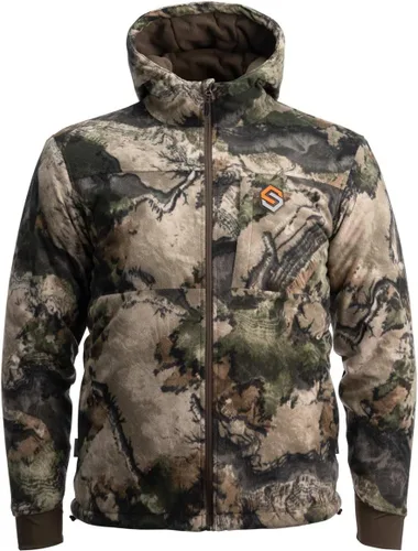 Vista 13 de ScentLok Wind Brace Pro - Chaqueta de caza de camuflaje aislada y resistente al viento