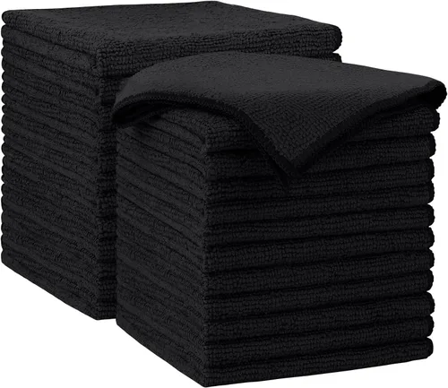 Vista 9 de AIDEA Paquete de 8 paños de limpieza de microfibra, toallas de microfibra suave para automóviles, trapos de limpieza absorbentes, sin pelusas, sin