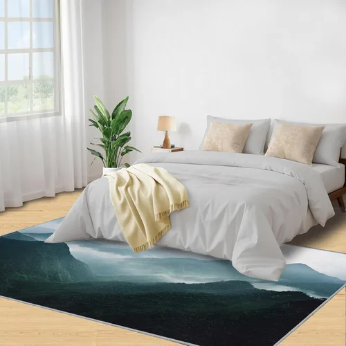 Vista 43 de Desert Dunes Rugs for Bedroom, Desert Landscape Area Rug, Natural Scenery Rugs for Living Room, Indoor Non-Slip Rug, Machine Washable Carpet for