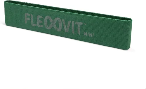 Vista 10 de FLEXVIT Mini banda, banda de resistencia de tela de grado profesional, comodidad superior y calidad para hacer ejercicio, juego de bandas
