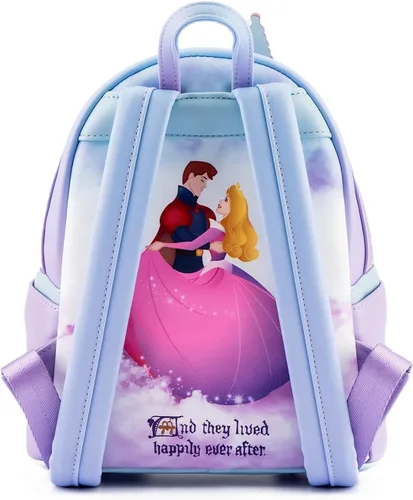 Vista 5 de Loungefly Princess Castle Series Sleeping Beauty Mini Backpack