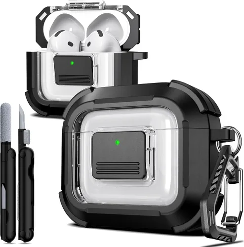 Vista 79 de RFUNGUANGO Fundas protectoras para Airpods de 2ª y 1ª generación, color 2º -Blanco