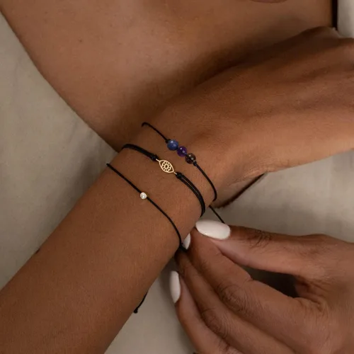 Vista 7 de VLINRAS Pulseras del zodiaco para mujeres y hombres, pulseras de horóscopo de piedra natural de 0.236 pulgadas, piedras preciosas curativas