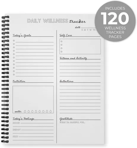 Vista 5 de Gotcha Covered Notebooks In My Self Care Era - Cuaderno de espiral, 8.5 x 11 pulgadas, diario motivacional de amor propio, 120 páginas