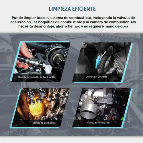 Vista 3 de Kit de herramientas de limpieza de inyector de combustible 1000ML 150PSI Limpiador de sistema de inyección de combustible sin desmontaje Máquina