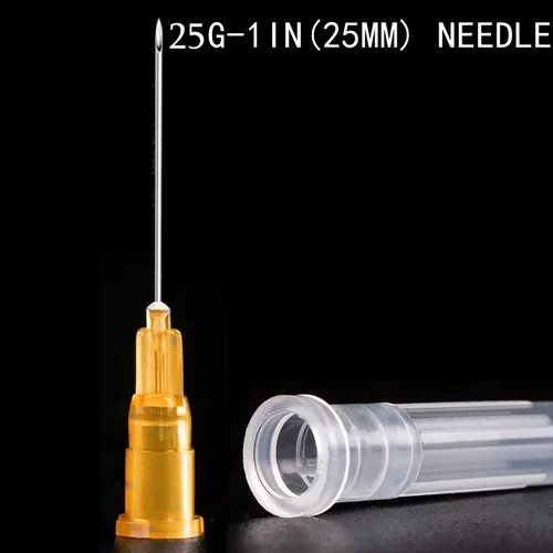 Vista 5 de Paquete de 25 jeringas de plástico de 1ml/cc con 25 Ga y tapa, envueltas individualmente selladas, para laboratorios científicos, medición