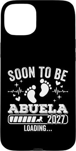 Vista 9 de Soon to Be Abuela 2027 Loading Pregnancy Announcement Case for iPhone 17