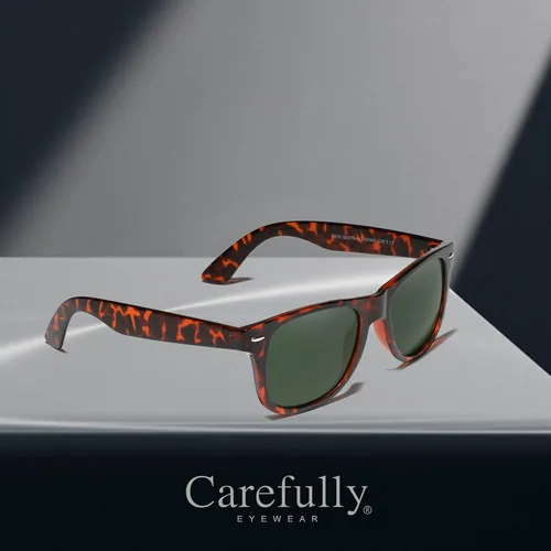 Vista 5 de Carefully Gafas de sol polarizadas retro vintage para hombres y mujeres, diseño clásico, protección UV, paquete de 3 unidades, N1002