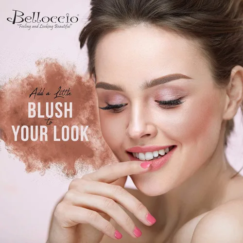 Vista 3 de Botella de media onza de Charming Lily Blush Belloccio's Professional Flawless Airbrush Makeup Blush