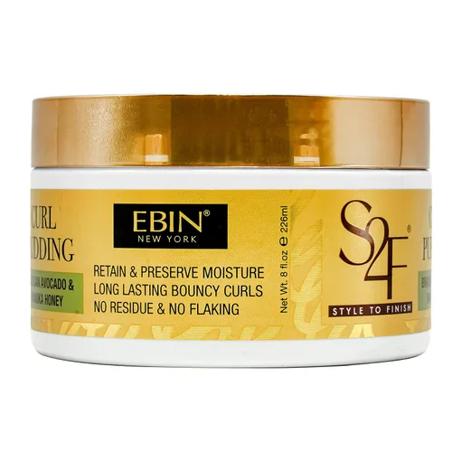 Vista 3 de EBIN NEW YORK Pudín de rizo Style to Finish - 8 oz/ 7.6 fl oz Hidratación con fortalece y mejora el cabello