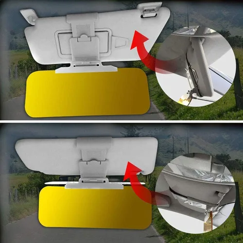 Vista 6 de Extensor de parasol polarizado para automóvil, antirreflejo, bloqueador de sombrilla de día y noche para automóvil