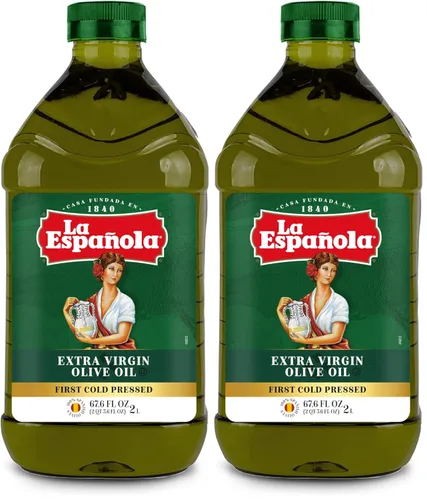 Vista 5 de LA ESPAÑOLA Aceite de Oliva Virgen Extra de Primera Presión en Frío, 68 fl oz