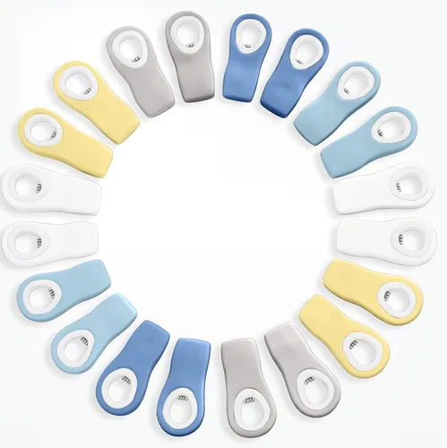 Vista 30 de COOK WITH COLOR Clips para bolsas de chips con imán para almacenamiento de alimentos con agarre hermético para bolsas de pan, bolsas de aperitivos