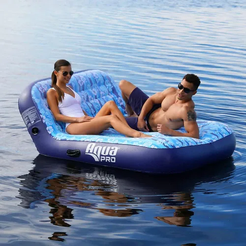 Vista 2 de Aqua Pro APL17011S2 - Comodidad ultra acolchada para 2 personas - Hawaiian Wave