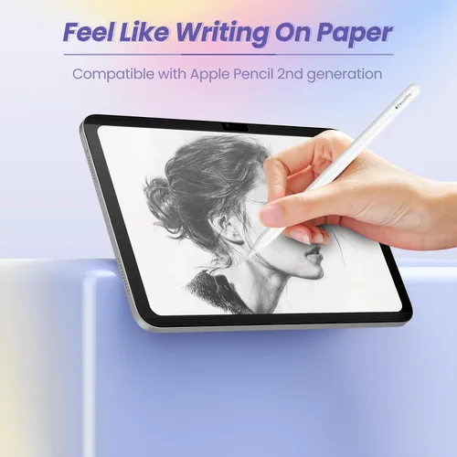 Vista 5 de MoKo Magnetic Paper Screen Protector for NEW iPad Pro 13 Inch (M5/M4, 2025/2024), Detachable & Reusable iPad Pro 13 M5/M4 Screen Protector, Matte