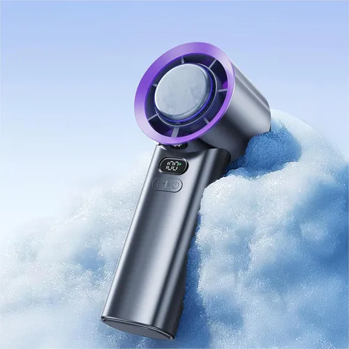 Vista 9 de MUXNW Mini Turbo Jet Fan: Ventilador Personal Portátil Pequeño de Bolsillo de Mano Recargable con Batería Operado por USB para Mantenerse Fresco